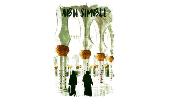 Abu Simbel Africa Watercolor Poster: A Fresh Illustration for Brand Storytelling