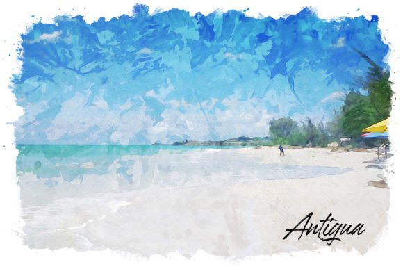 Antigua Watercolor Poster: A Brand Designer’s Honest Review for Marketing & Content Creation