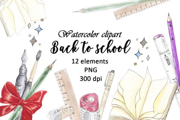 Back to School Watercolor Clipart PNG: A Seller's Real-World Review