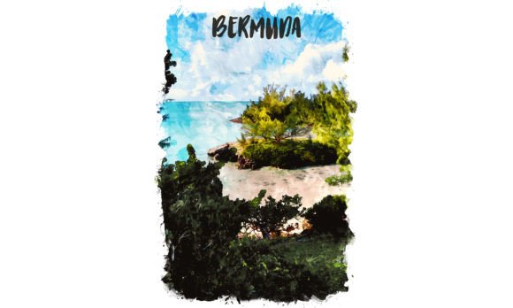 Bermuda Caribbean Watercolor Poster: A Designer’s Real-World Review for Branding & Creative Projects