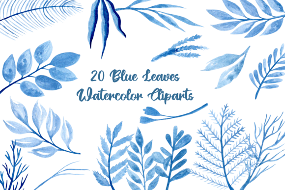 Blue Leaves Watercolor Clipart PNG: A Designer’s Honest Review for Real Embroidery Use
