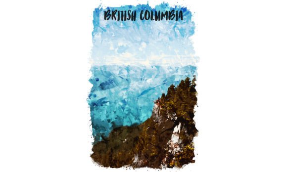 British Columbia Canada Watercolor Illustrations: A Brand Designer’s Review for Local Business Branding