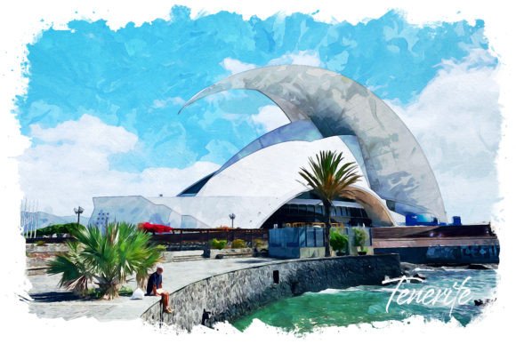 Evaluating the Tenerife Watercolor Poster for Local Branding & Packaging Design