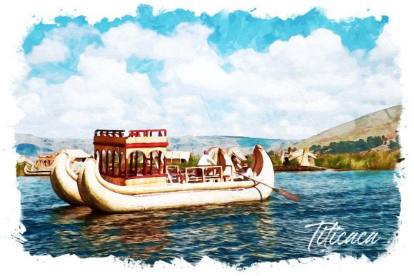 Evaluating the Titicaca Watercolor Poster for Real Business Branding