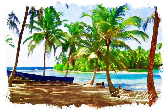 h1San Blas Watercolor Poster Illustrations for Creative Design Projects/h1