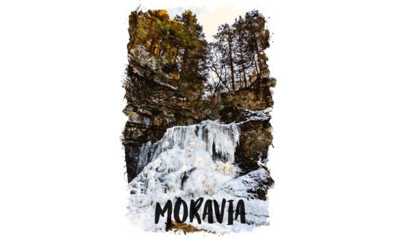 Moravia Europe Watercolor Poster – A Soft, Vintage-Inspired Illustration for Branding and Print Projects