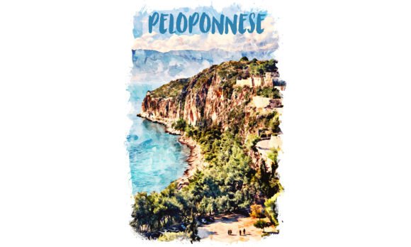 Peloponnese Europe Watercolor Poster: A Designer’s Review for Real Client Projects