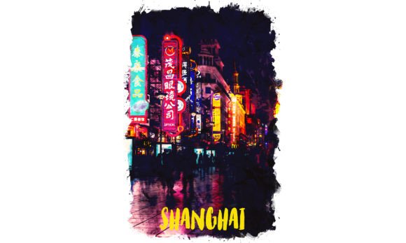 Shanghai Asia Watercolor: A Versatile Illustration Set for Modern Bloggers and Digital Publishers