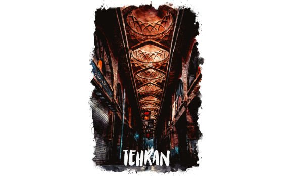 Tehran Asia Watercolor: A Unique Illustration for Local Branding and Packaging