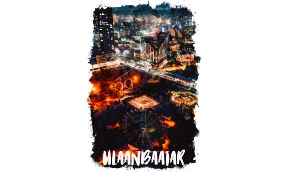 Ulaanbaatar Asia Watercolor Illustrations for Digital Sellers
