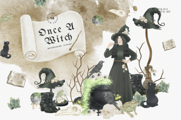 Vintage Halloween Witch Illustration: A Designer’s Take on Its Creative Use