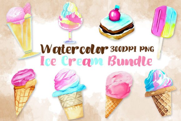 Watercolor Hand-drawn Ice Cream Cliparts: A Designer’s Honest Review for Real Client Projects