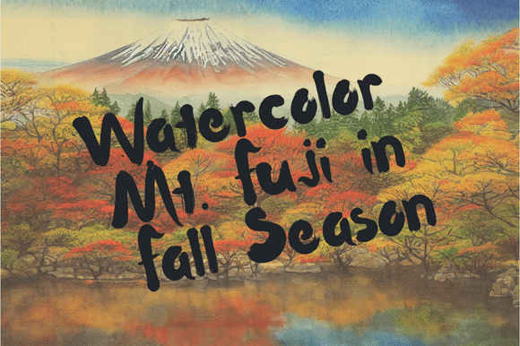 Watercolor Mt Fuji in Fall Season: A Designer’s Honest Review