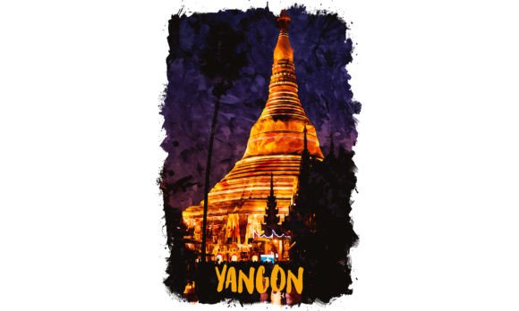 Yangon Asia Watercolor: A Designer’s Review for Real Local Business Branding